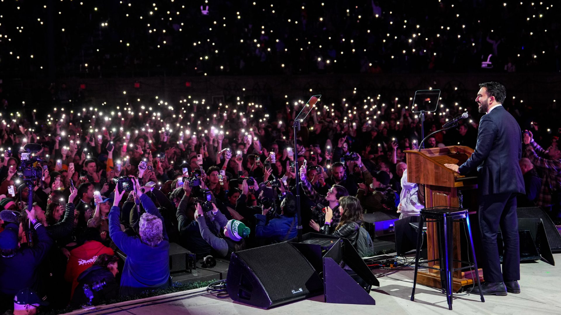 একমাত্র মুসলিম প্রার্থী মামদানির বিশাল শোডাউন