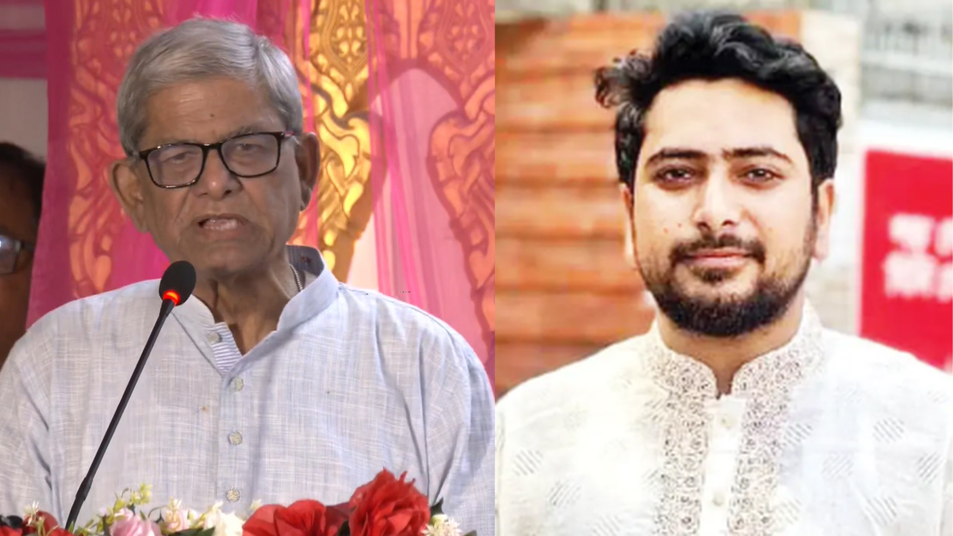 আমার সবচেয়ে প্রিয় তরুণ নেতা নাহিদ, যার ওপর আমরা ভবিষ্যতে ভরসা করি: মির্জা ফখরুল