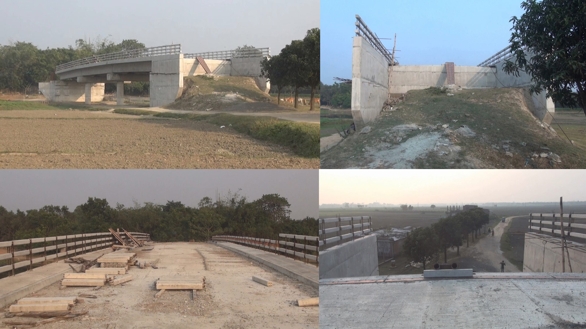 পালিয়েছেন ঠিকাদার, কাজে আসছে না ৭ কোটির সেতু!