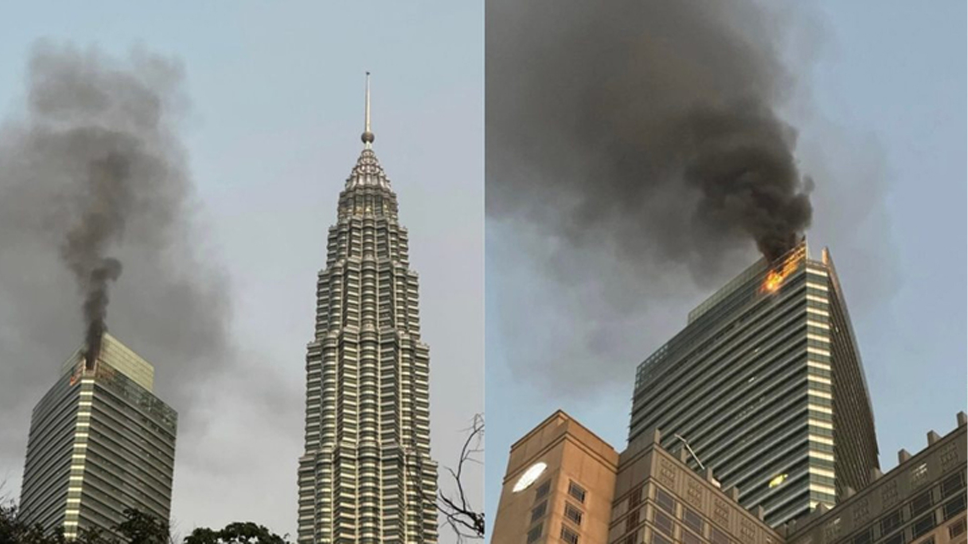 কুয়ালালামপুরের পেট্রোনাস টাওয়ার ৩-এ ভয়াবহ অগ্নিকাণ্ড
