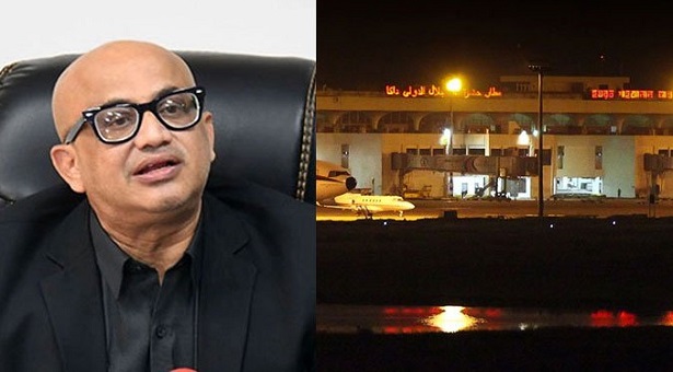 দেশ ছাড়তে বিমানবন্দরে ডা. মুরাদ