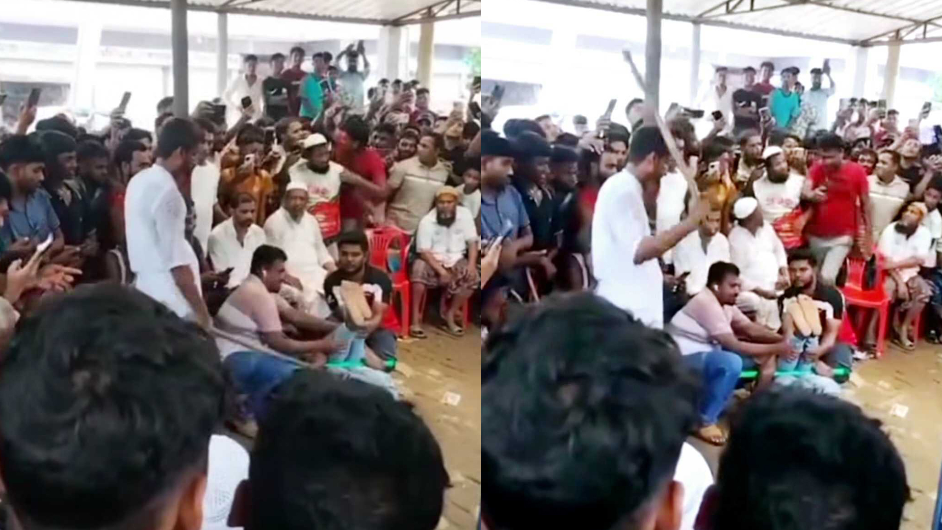 মাদক বিক্রির অভিযোগে সালিশে যুবককে ভয়াবহ নির্যাতন, ভিডিও ভাইরাল
