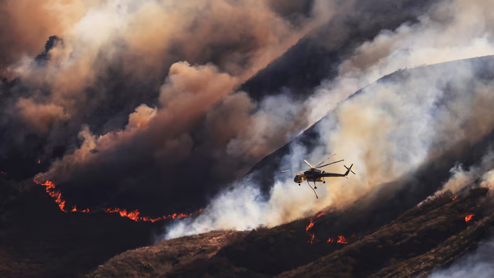 California wildfire continues to burn