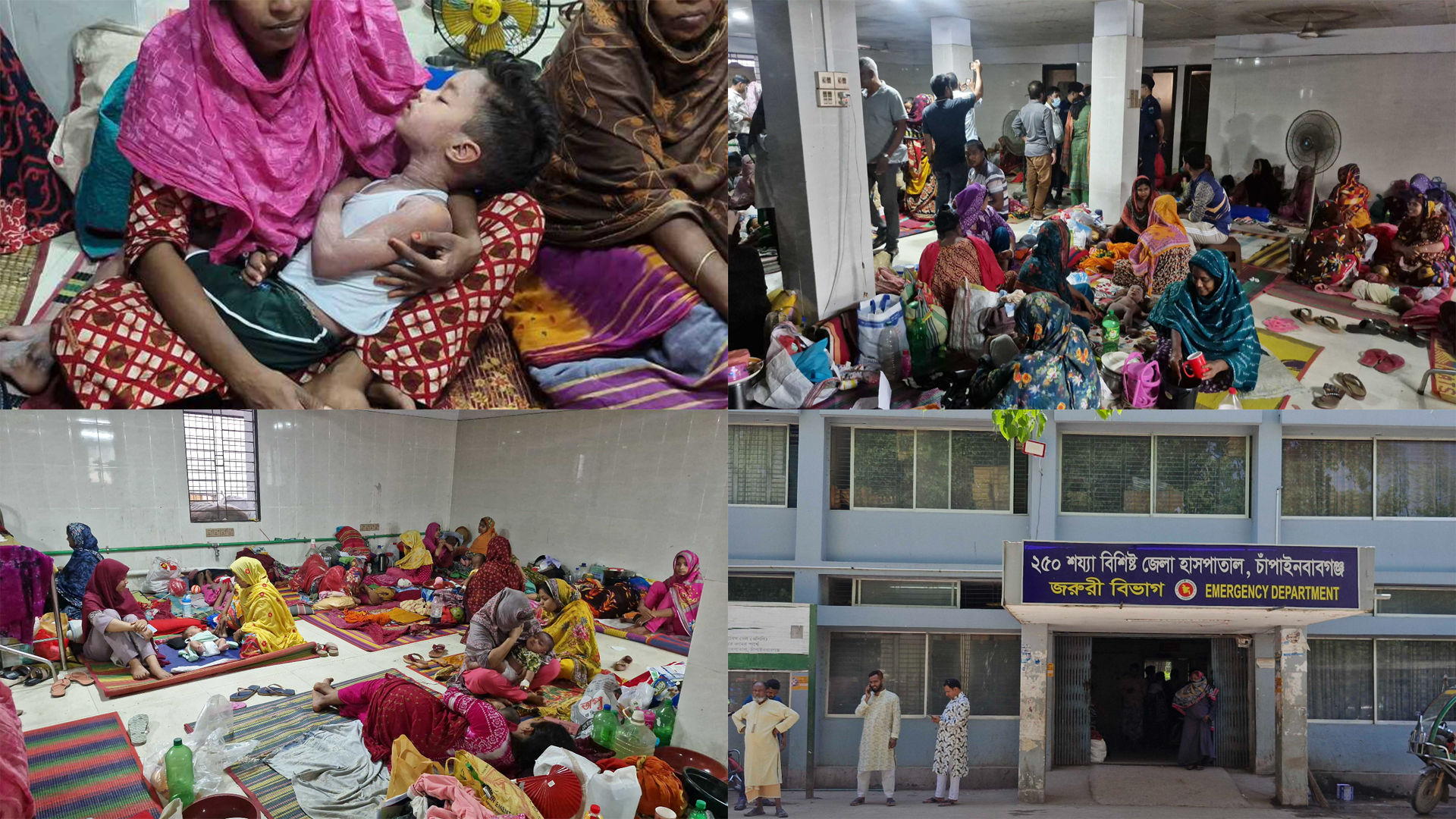 চাঁপাইনবাবগঞ্জে ২৪ ঘণ্টায় হামের উপসর্গ নিয়ে হাসপাতালে ভর্তি ৩২ শিশু