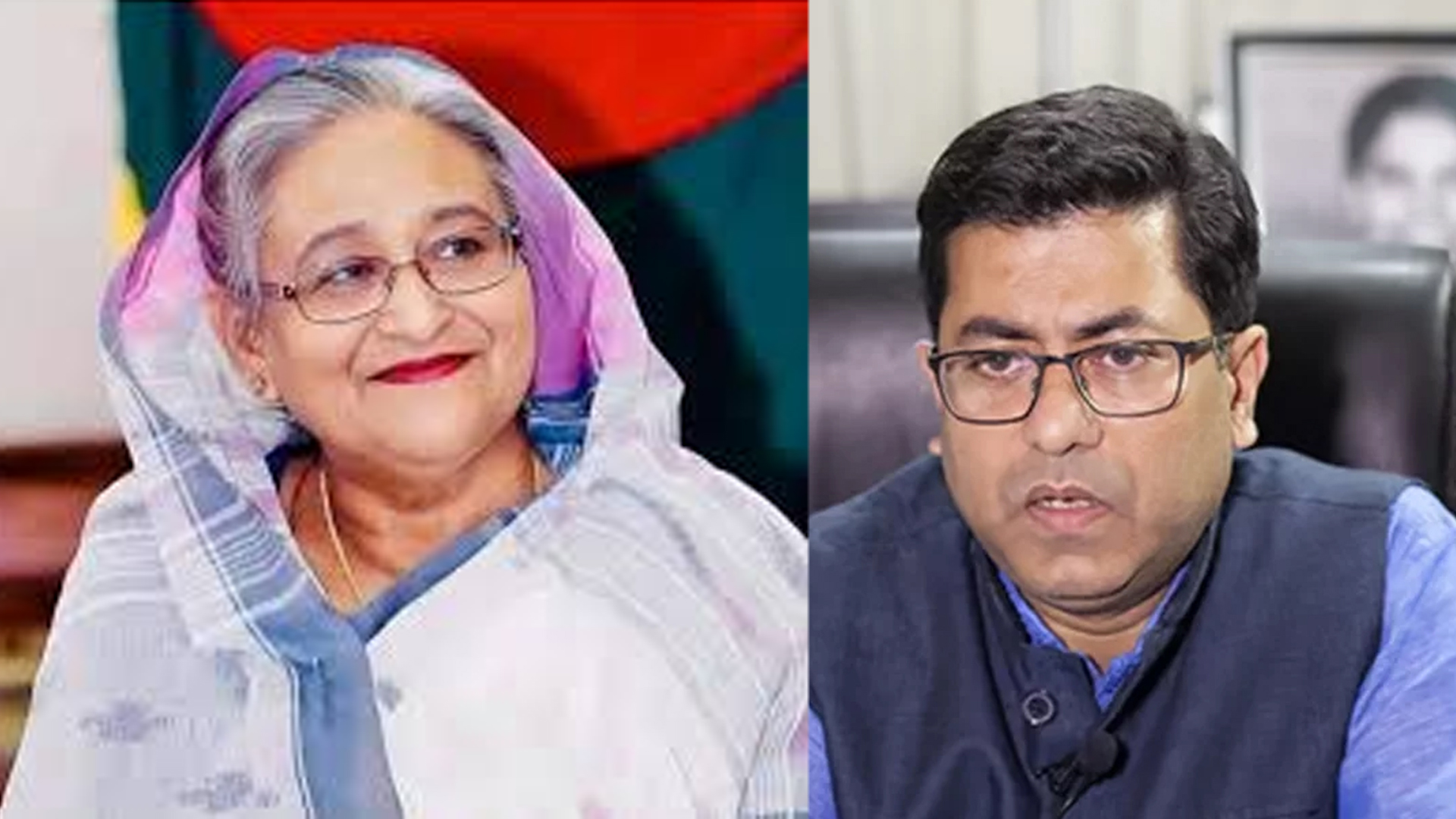 সাবেক প্রধানমন্ত্রী শেখ হাসিনা ও সাবেক মেয়র শেখ ফজলে নূর তাপস। ছবি: সংগৃহীত