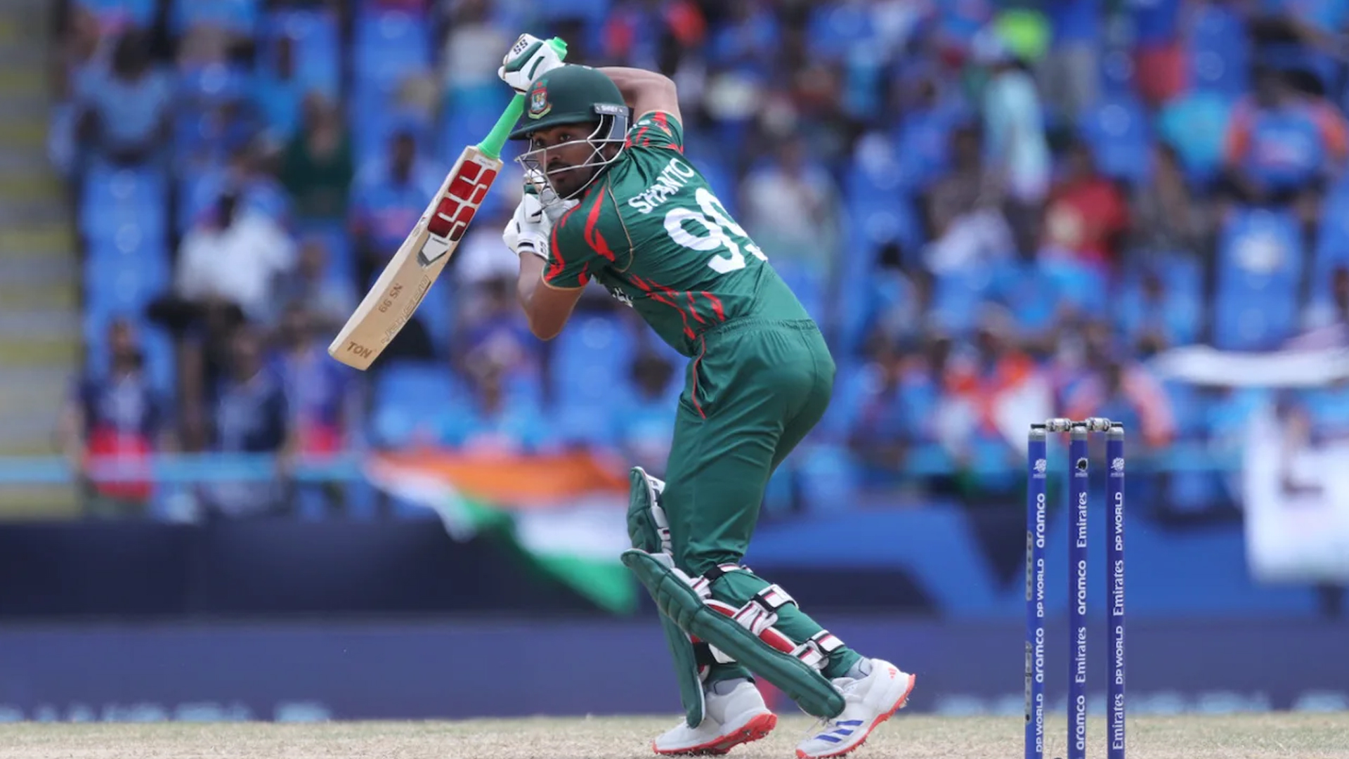 ব্যাট হাতে শান্ত রানে ফিরলেও ম্যাচ জেতাতে তা যথেষ্ট ছিল না। ছবি: বিসিবি