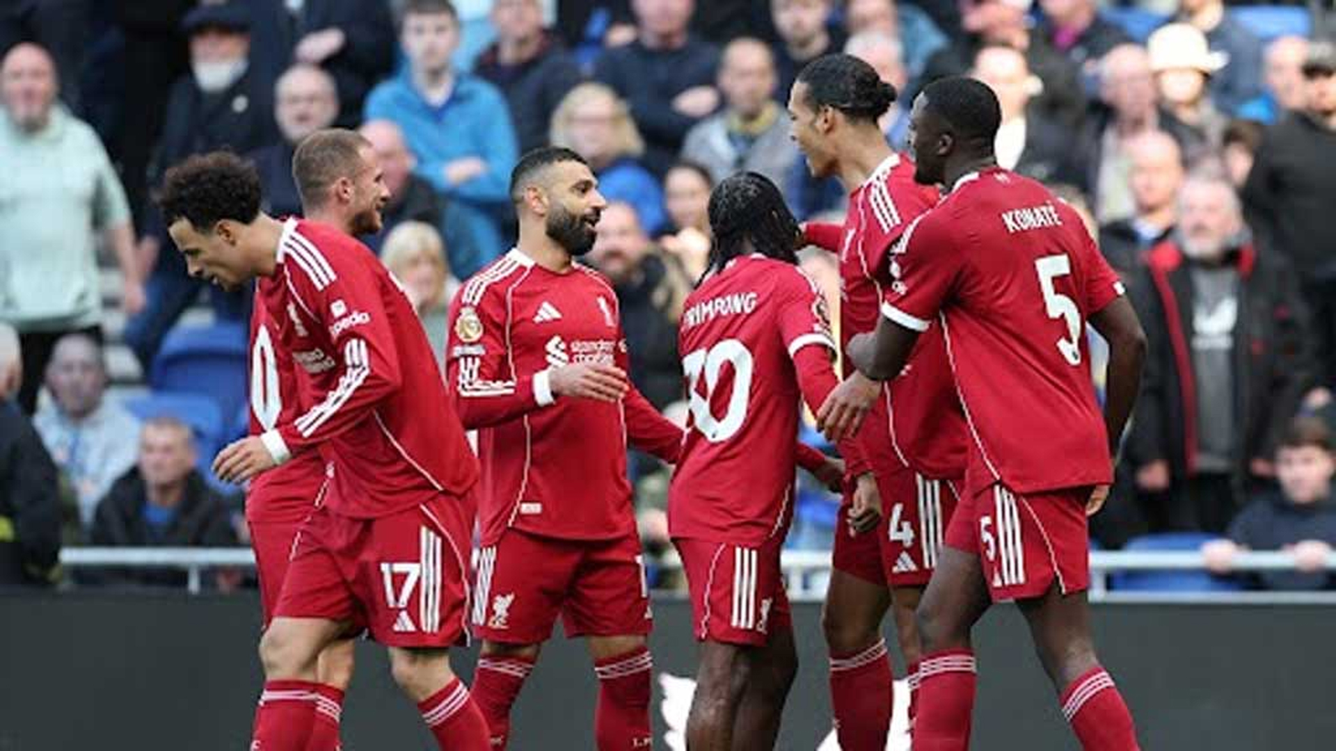 এভারটনের মাঠে লিভারপুলকে জয় এনে দিলেন ফন ডাইক