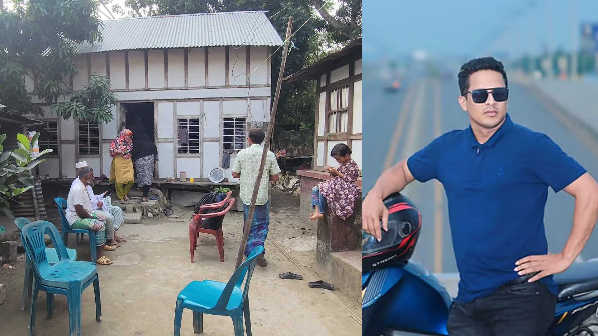 মেট্রোরেলের বেয়ারিং প্যাড পড়ে নিহত আজাদের বাড়িতে শোকের মাতম