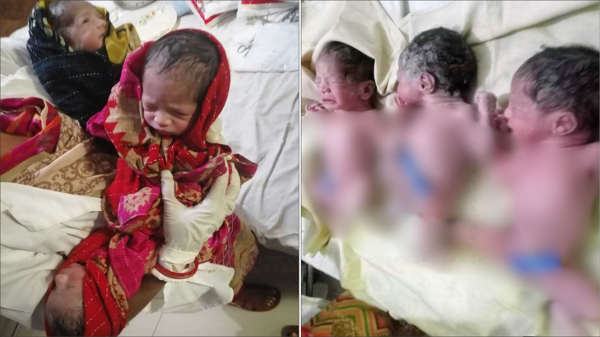 পিরোজপুরে একসঙ্গে তিন সন্তানের জন্ম