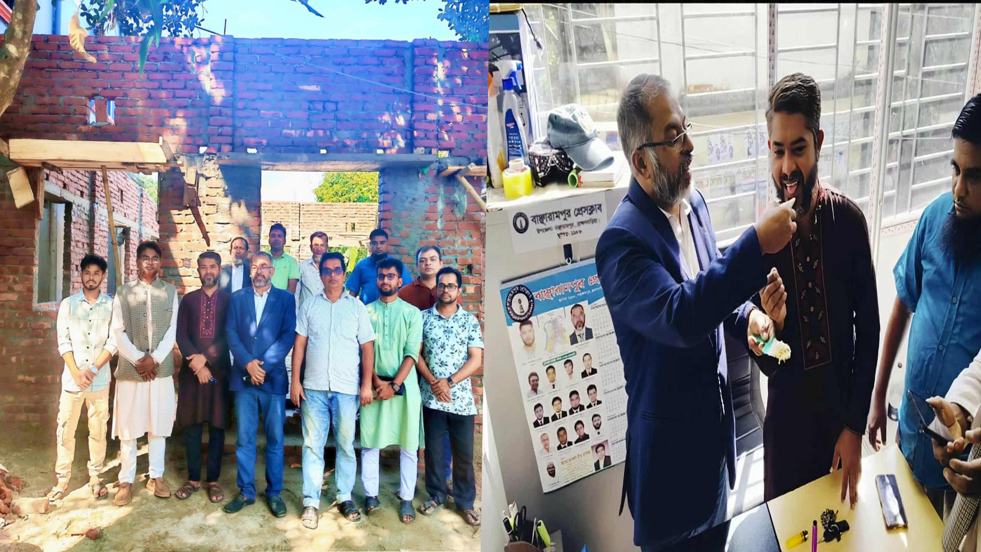 ন্যায়ের পক্ষে অঙ্গীকারে বাঞ্ছারামপুর প্রেসক্লাবের প্রতিষ্ঠাবার্ষিকী