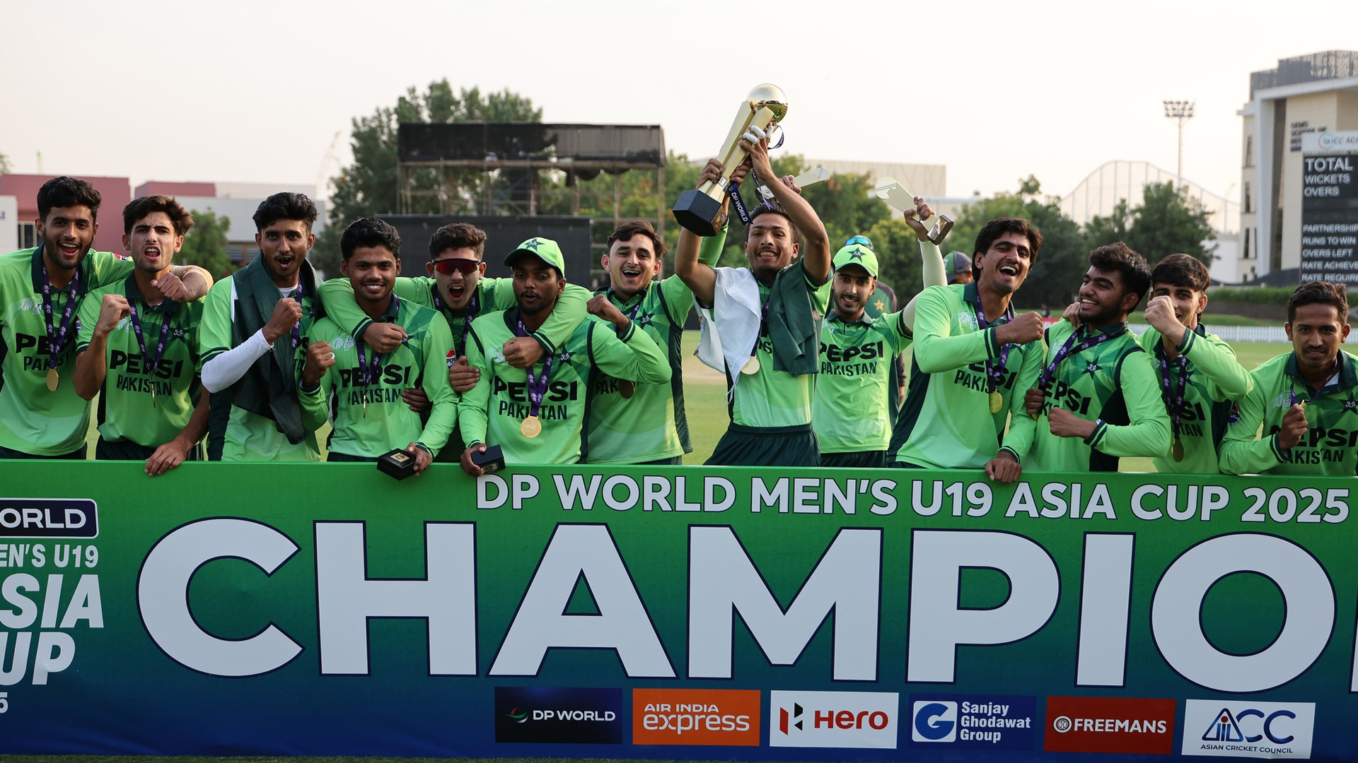 ভারতকে লজ্জা দিয়ে অ-১৯ এশিয়া কাপের চ্যাম্পিয়ন পাকিস্তান