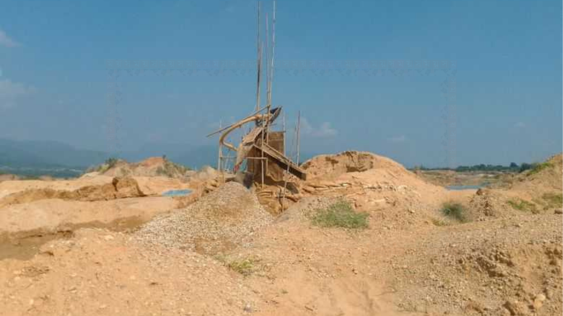 কোম্পানীগঞ্জে অবৈধ পাথর উত্তোলনে একজনের ৬ মাসের কারাদণ্ড