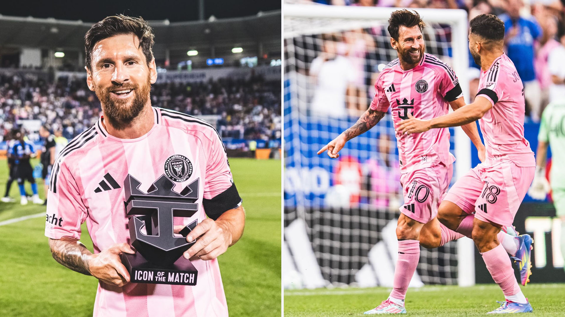 Montreal goalkeeper Jonathan Sirois got his hands up to deny the visitors off a corner in the 13th minute and two minutes later got his fingertips on a Jordi Alba chance to send it off the right post and out. Photo: Miami