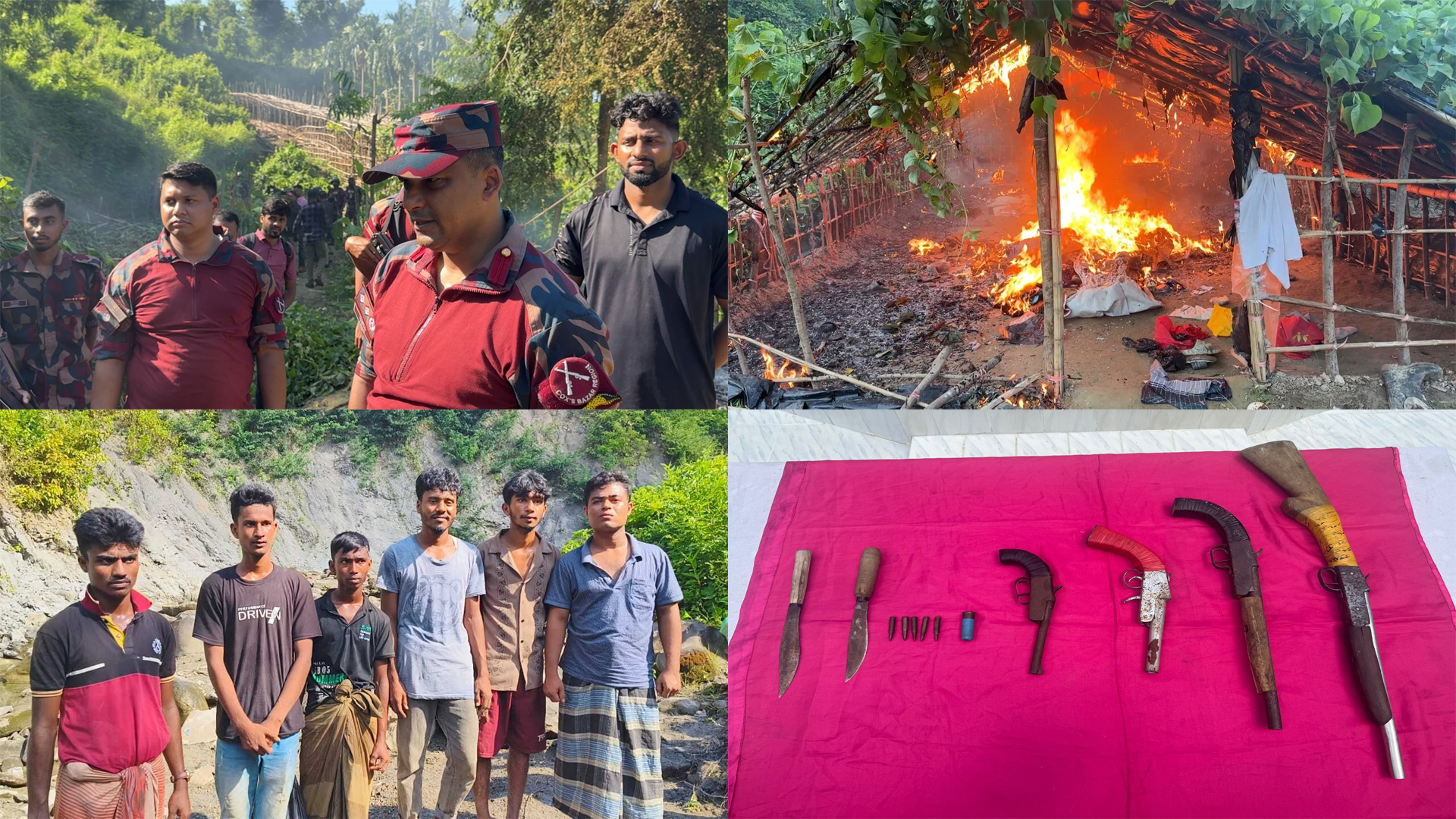 গহীন পাহাড়ের জিম্মিশালা থেকে ৬ জনকে উদ্ধার, অস্ত্রসহ আটক ১