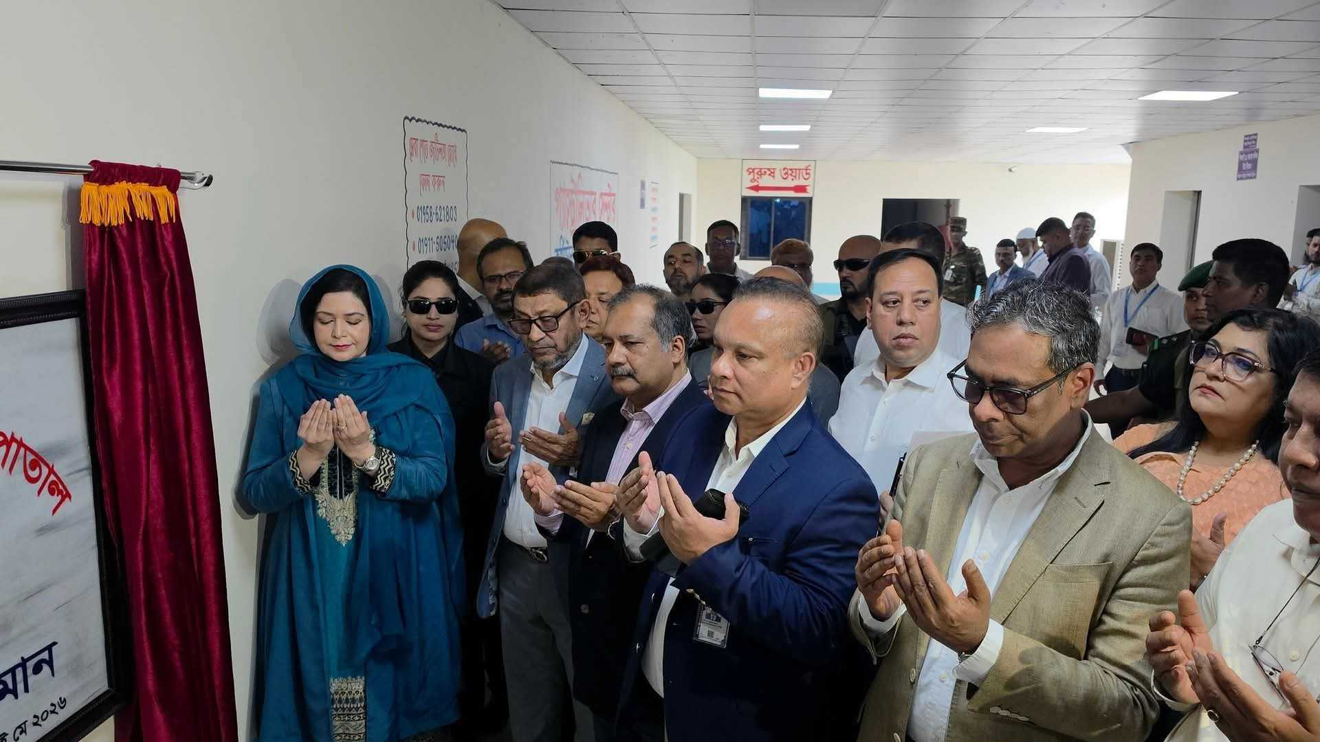 কুর্মিটোলা জেনারেল হাসপাতালে ৫০ শয্যার আইসিইউ বেড উদ্বোধন করলেন জুবাইদা রহমান