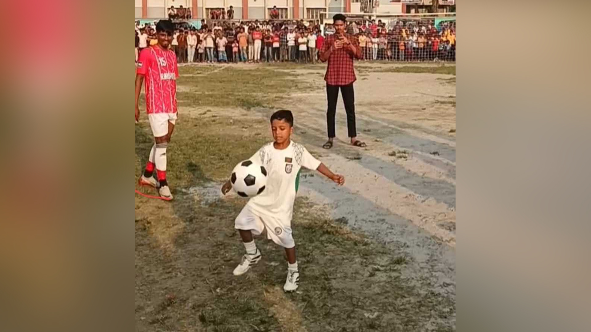 বিকেএসপি স্কলারশিপ পাচ্ছে সেই ‘খুদে মেসি’