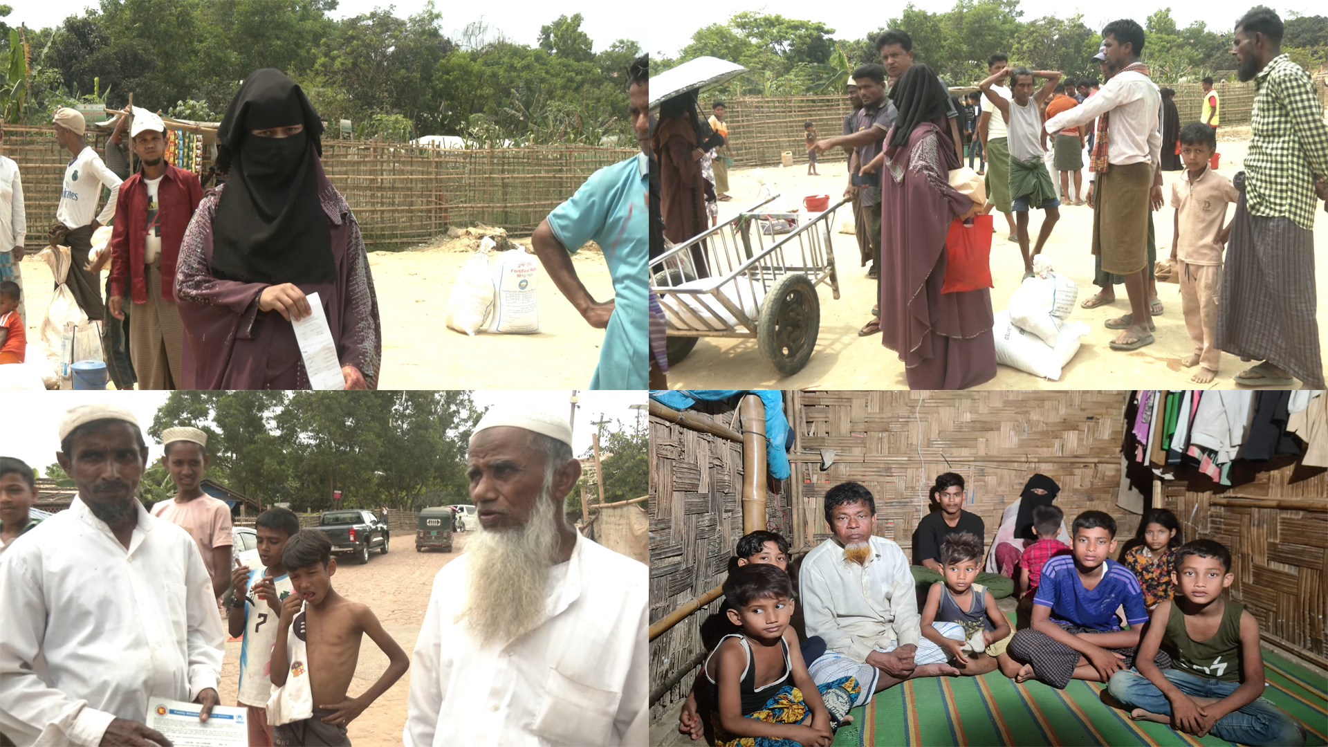 খাদ্যে সহায়তা কমায় রোহিঙ্গাদের কপালে চিন্তার ভাঁ...