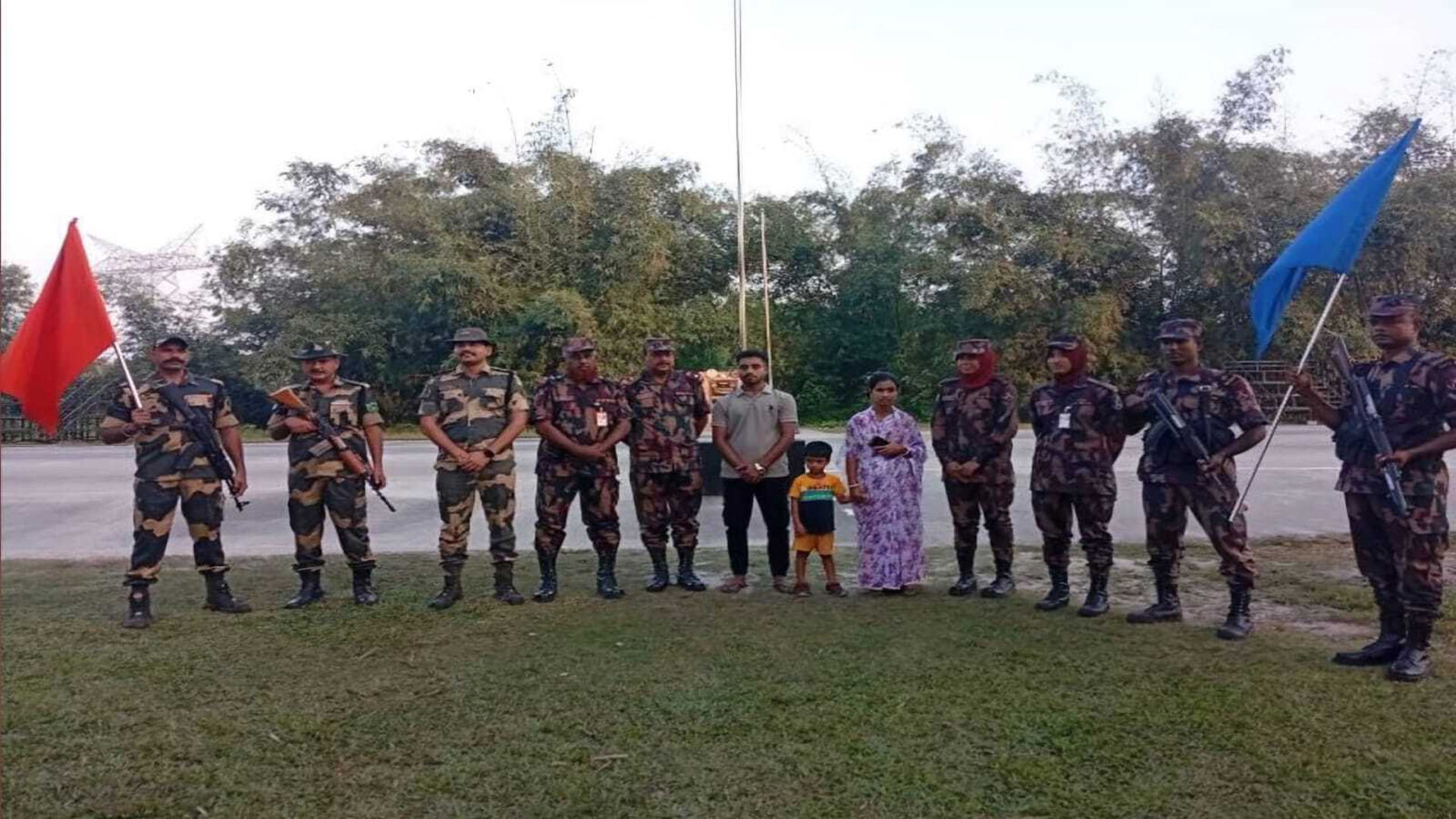 ভারতে আটক একই পরিবারের তিন বাংলাদেশিকে ফেরত