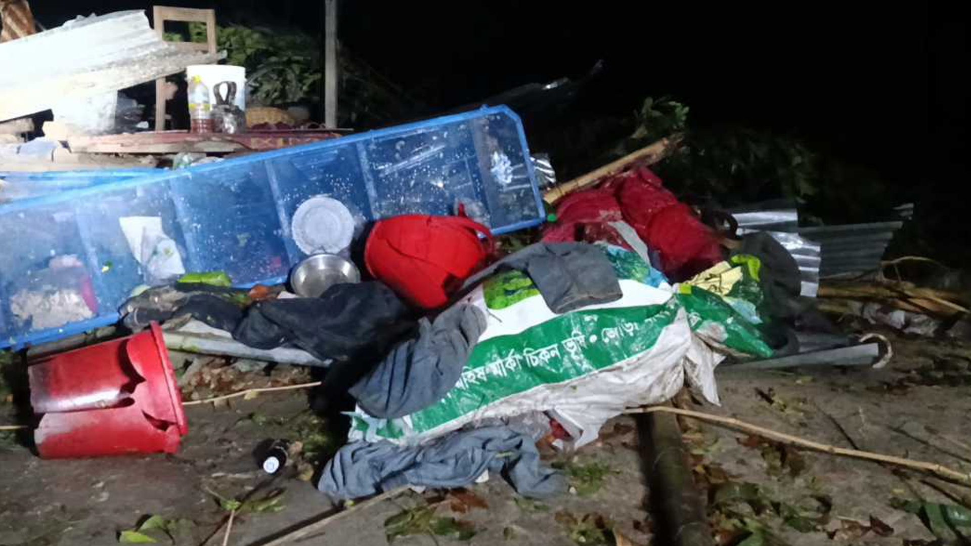 চুয়াডাঙ্গায় ঝড়ে গাছের ডাল ভেঙে ঘরের চালে, প্রাণ গেল একজনের