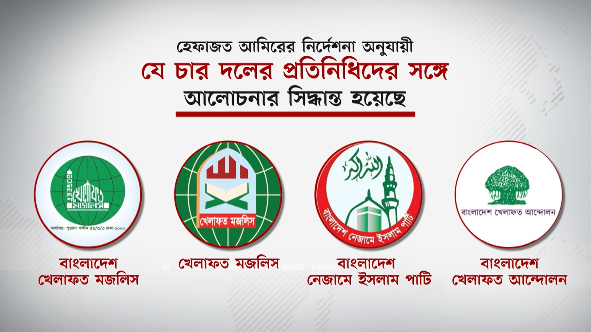 জামায়াতের সঙ্গে জোটে থাকা নেতাদের ব্যাপারে কঠোর হচ্ছে হেফাজতে ইসলাম