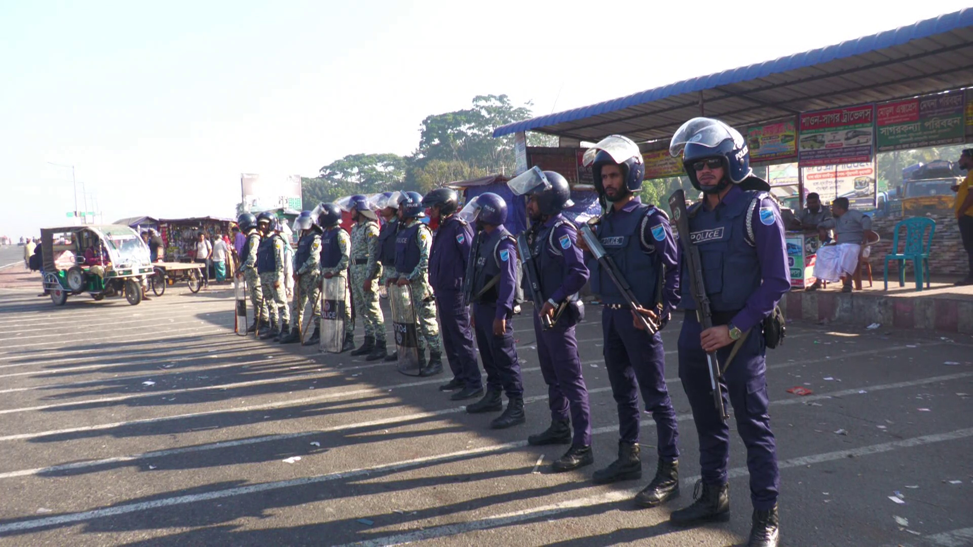 কঠোর নিরাপত্তা বলয়ে ফরিদপুরের ভাঙ্গা