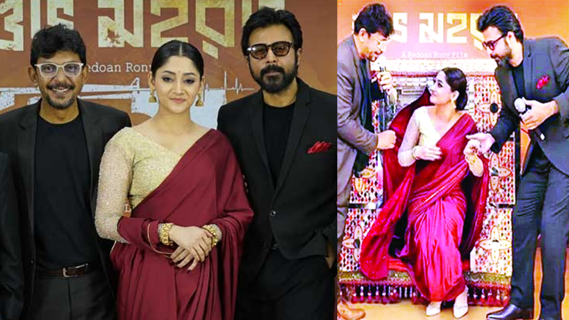 ‘দম’ সিনেমার মহরতে পালকিতে করে আসেন পূজা চেরি