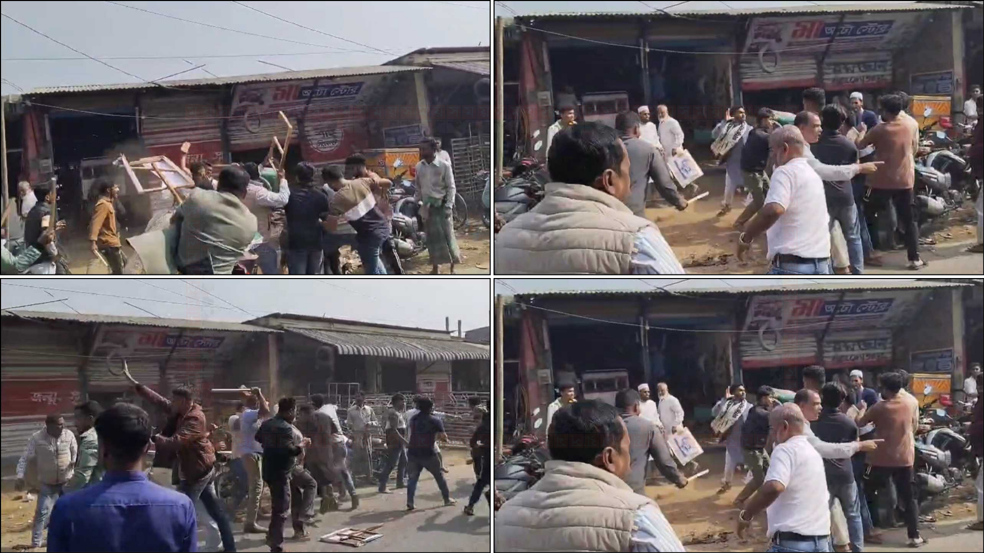 শরীয়তপুরে ফেসবুক স্ট্যাটাস নিয়ে বিএনপি-জামায়াত সংঘর্ষ, আহত ১২