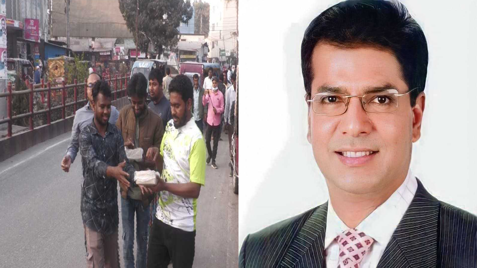 আসাদুল হাবিব দুলুর মন্ত্রী হওয়ার খবরে লালমনিরহাটে মিষ্টি বিতরণ