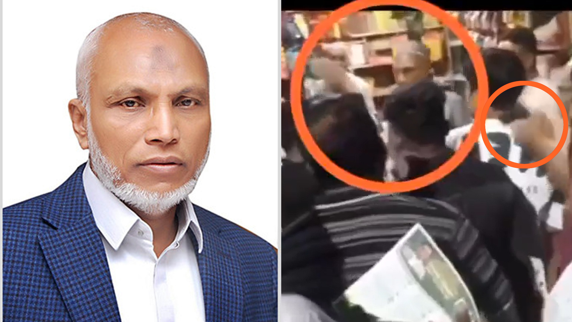 বিএনপি প্রার্থীকে গুলি, ভিডিওতে যা দেখা গেল