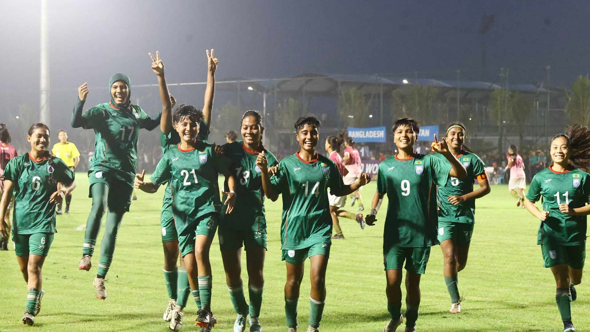 শান্তির হ্যাটট্রিকে ভুটানকে উড়িয়ে বাংলাদেশের তিনে তিন
