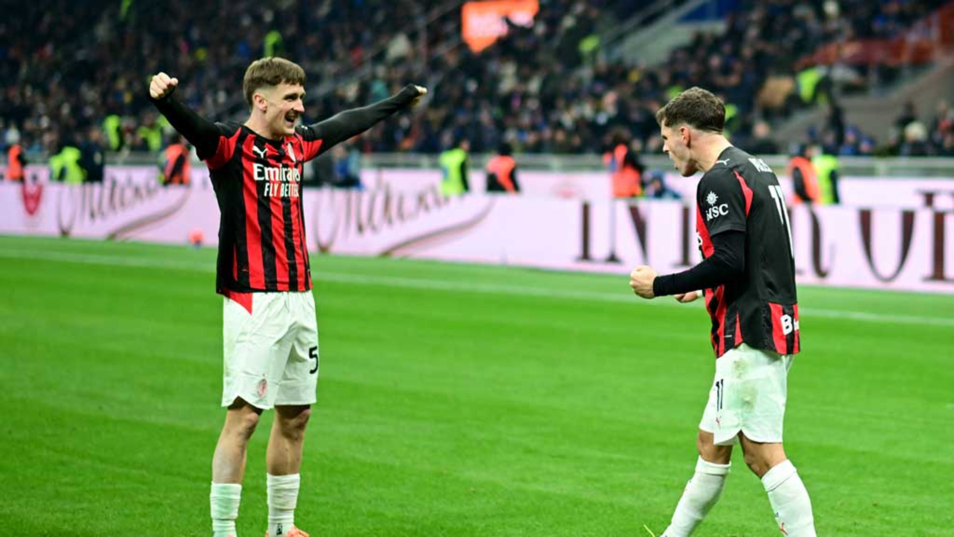 মিলান ডার্বি জিতে টেবিলের দুইয়ে উঠলো এসি মিলান