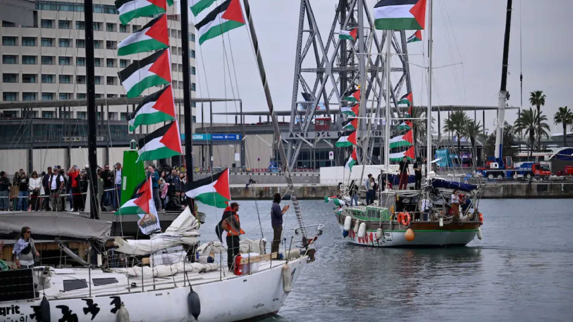 গাজা অভিমুখে আবারও যাত্রা শুরু করল ‘গ্লোবাল সুমুদ ফ্লোটিলা’