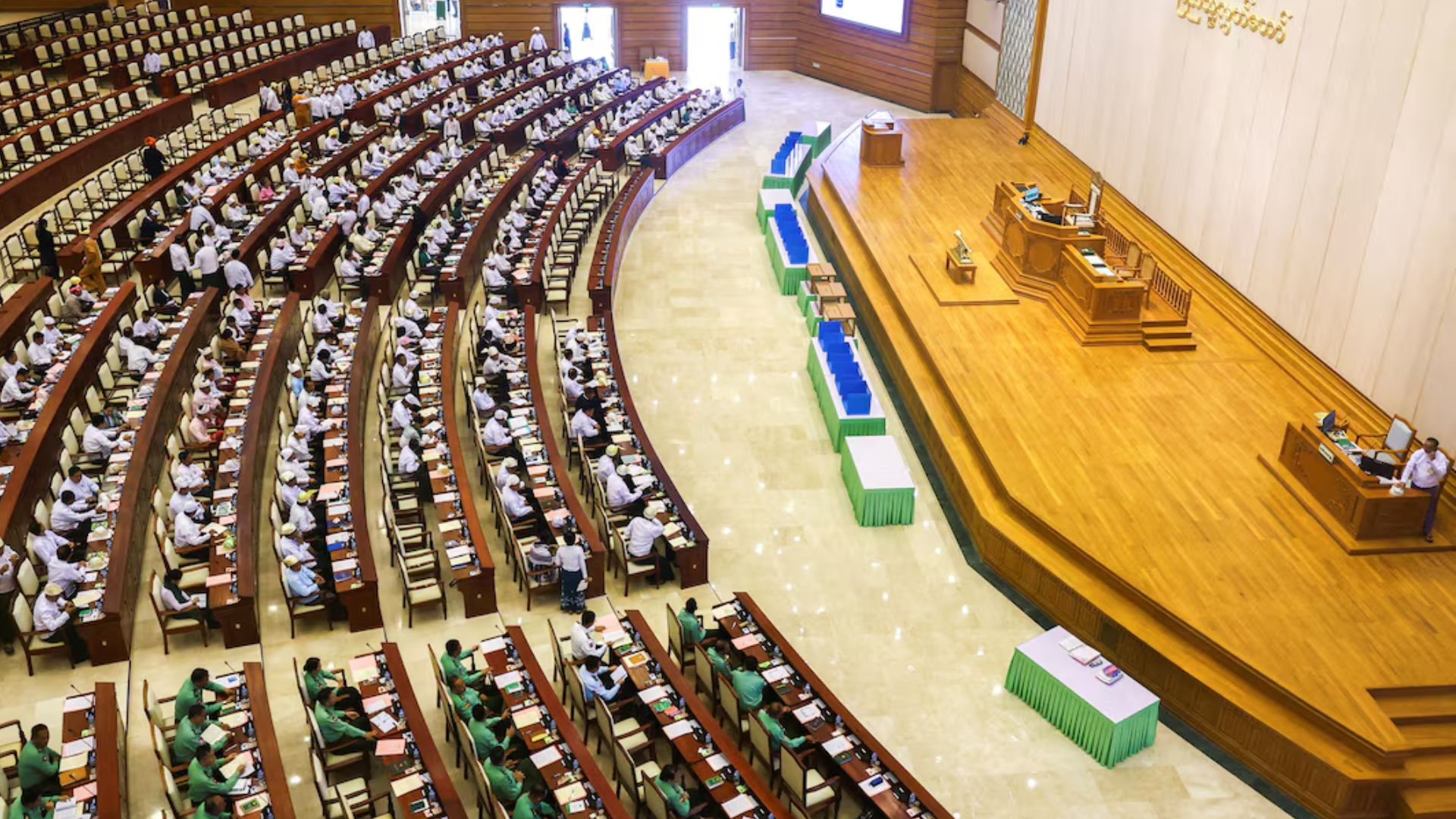 সামরিক অভ্যুত্থানের পাঁচ বছর পর পার্লামেন্ট বসল মিয়ানমারে