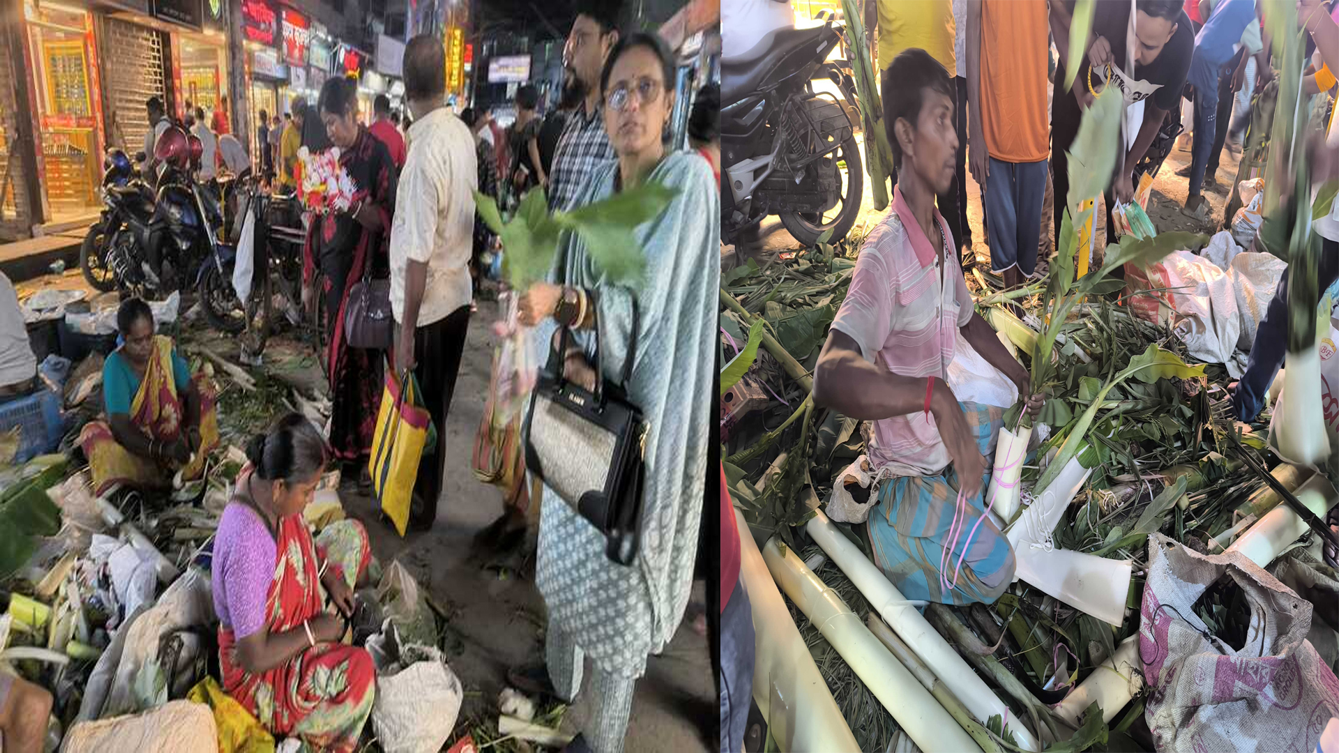 লক্ষ্মী পূজা: খুলনায় প্রতিমা, ফুল ও কলার চারা কিনতে ভিড়