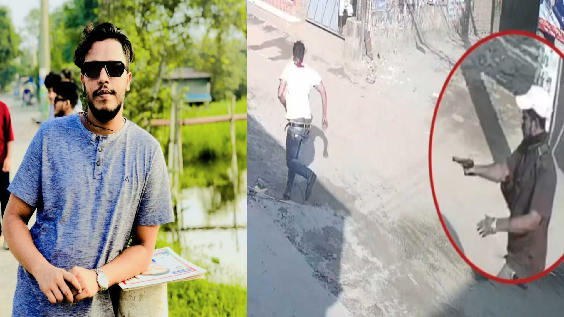 নারায়ণগঞ্জে প্রকাশ্যে কৃষকদল নেতাকে গুলি, ভিডিও ভাইরাল