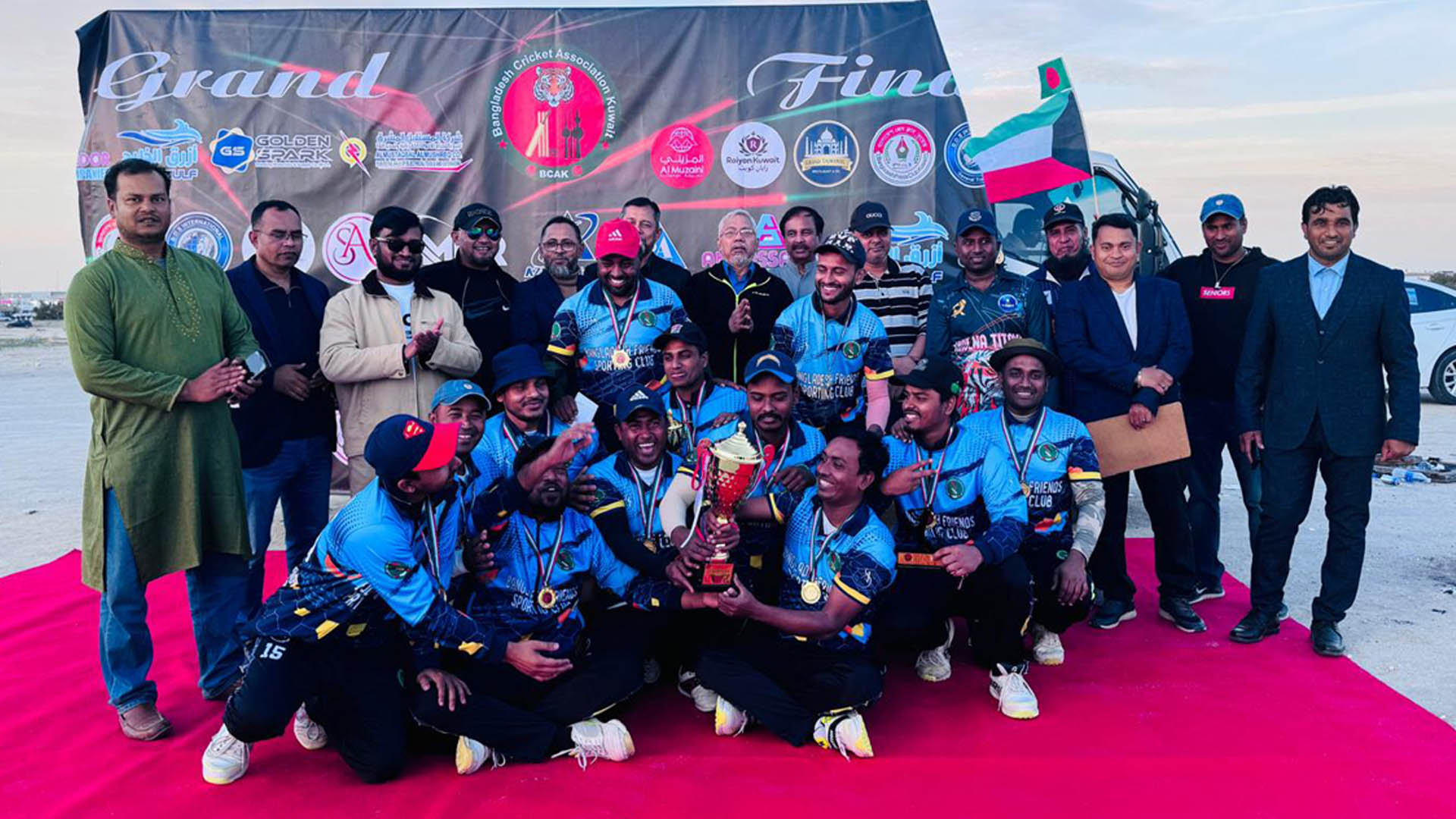 কুয়েতে সামার লীগ ক্রিকেট টুর্নামেন্টে চ্যাম্পিয়ন প্রবাসী বাংলাদেশিরা