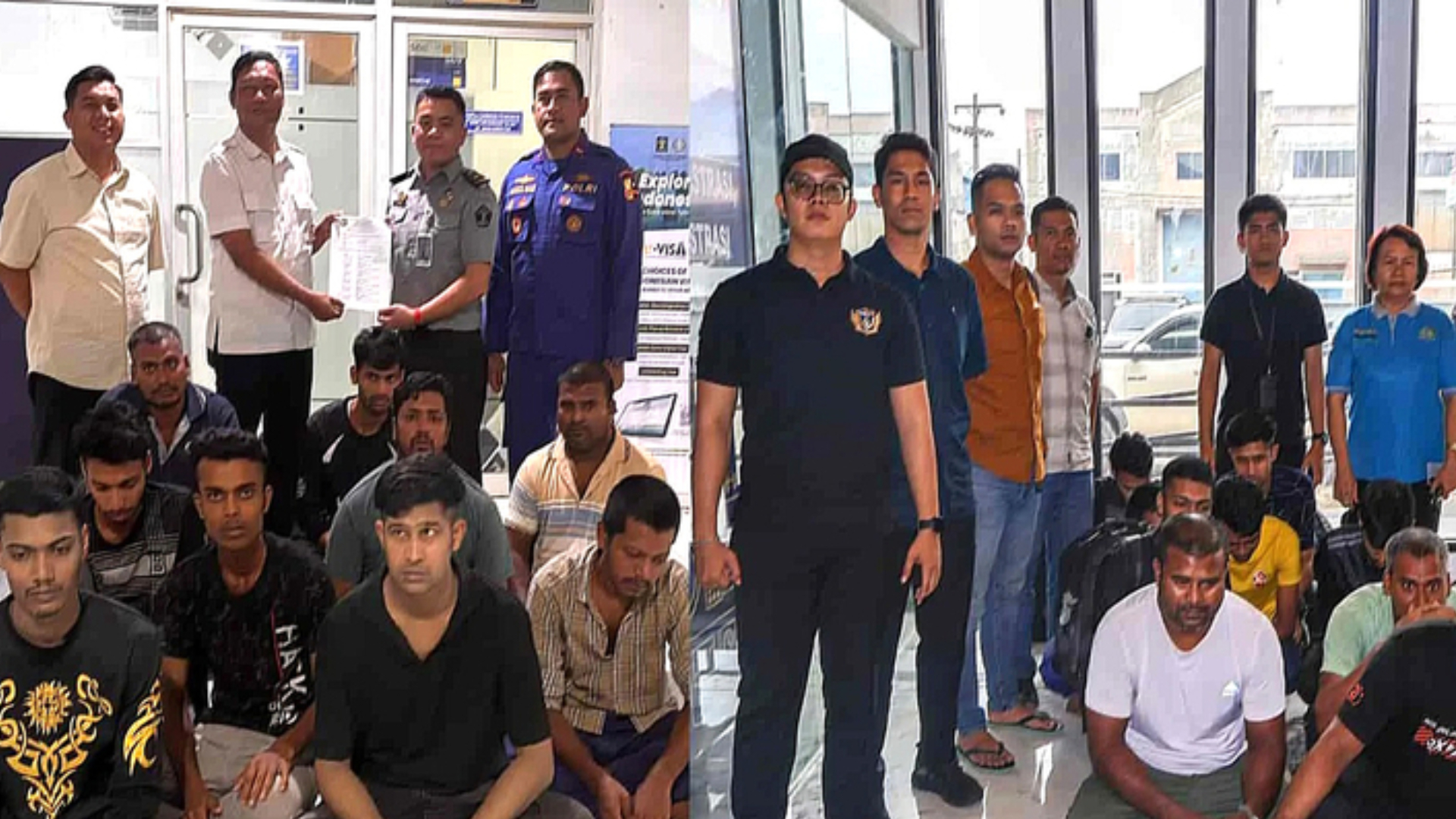 ইন্দোনেশিয়ায় আটক ৯ বাংলাদেশিকে রুডেনিম আশ্রয়কেন্দ্রে হস্তান্তর