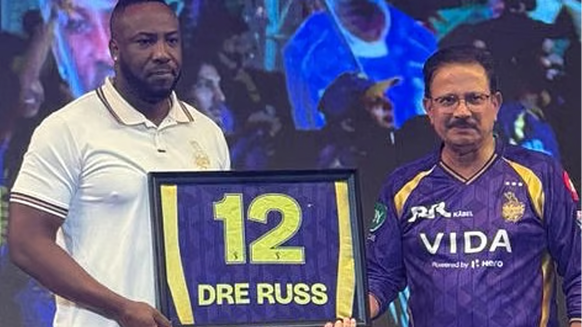 রাসেলের জার্সিকে অবসরে পাঠাল কলকাতা