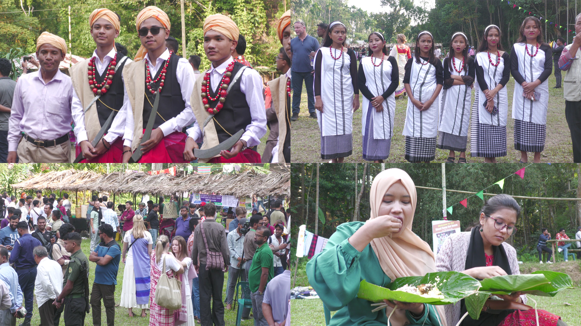 জমকালো আয়োজনে মৌলভীবাজার পাহাড়ে খাসিয়াদের বর্ষবরণ উৎসব
