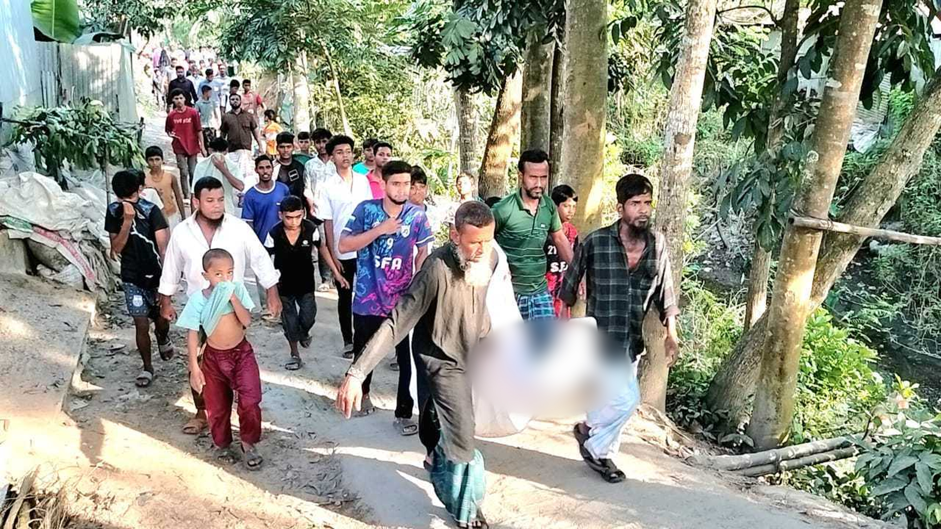 নিখোঁজের ৭ দিন পর গলায় পাথর বাঁধা অবস্থায় শিশু আদিবার মরদেহ উদ্ধার