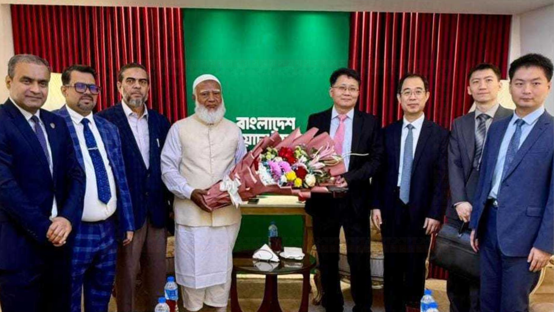 জামায়াত আমিরের সঙ্গে চীনা নির্বাচন পর্যবেক্ষক দলের সাক্ষাৎ