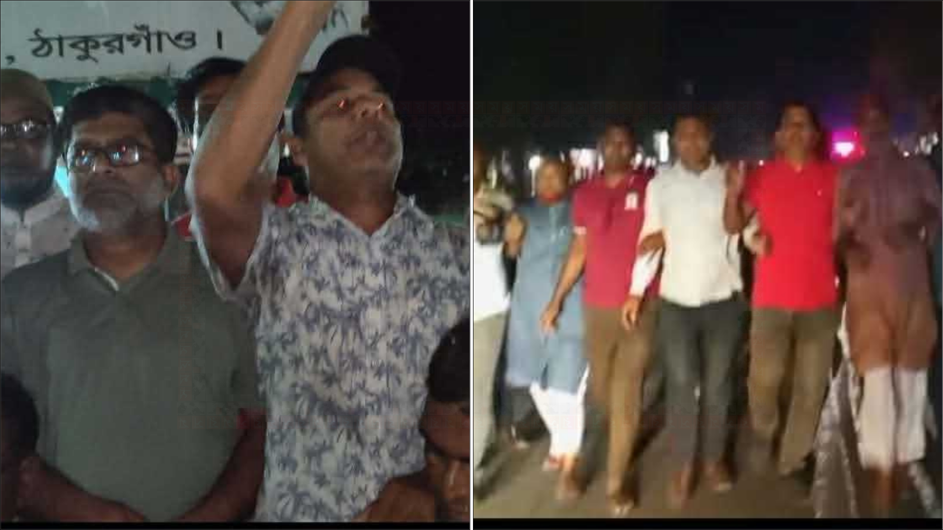 ঠাকুরগাঁও সদর ভেঙে নতুন দুই উপজেলা রুহিয়া ও ভুল্লী, আনন্দ মিছিল