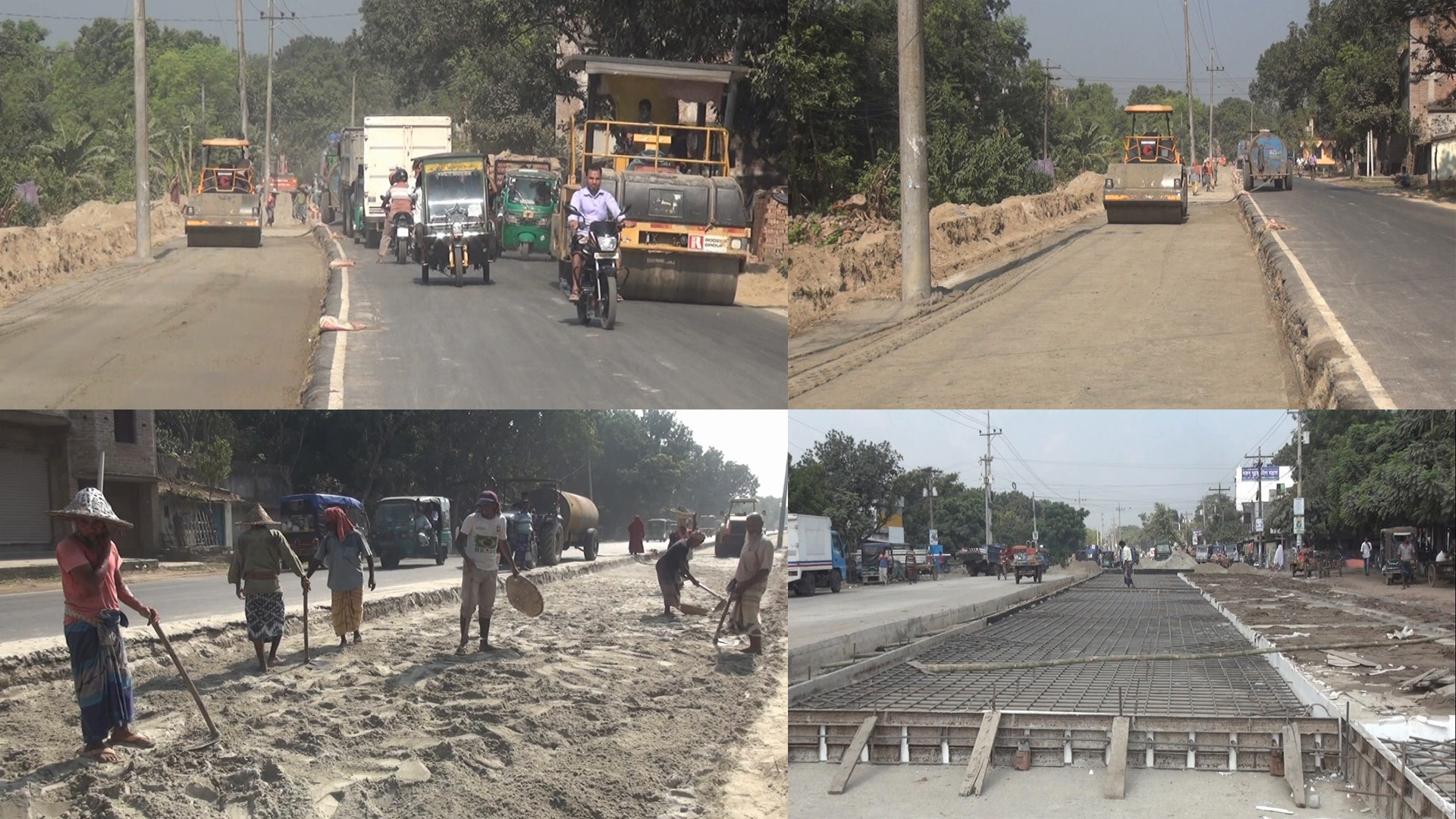 ৩২ বছর পর সম্প্রসারণ হচ্ছে চাঁপাইনবাবগঞ্জ-সোনামসজিদ সড়ক