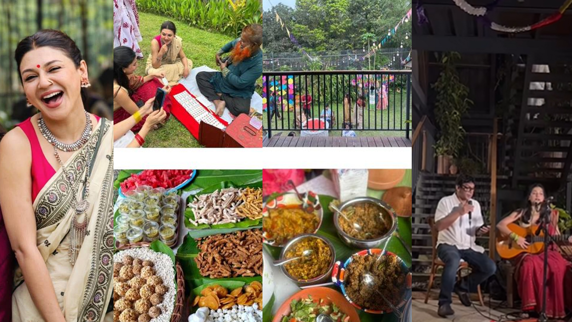 নিজ বাড়িতে জমকালো আয়োজনে নববর্ষ উদ্‌যাপন জয়ার