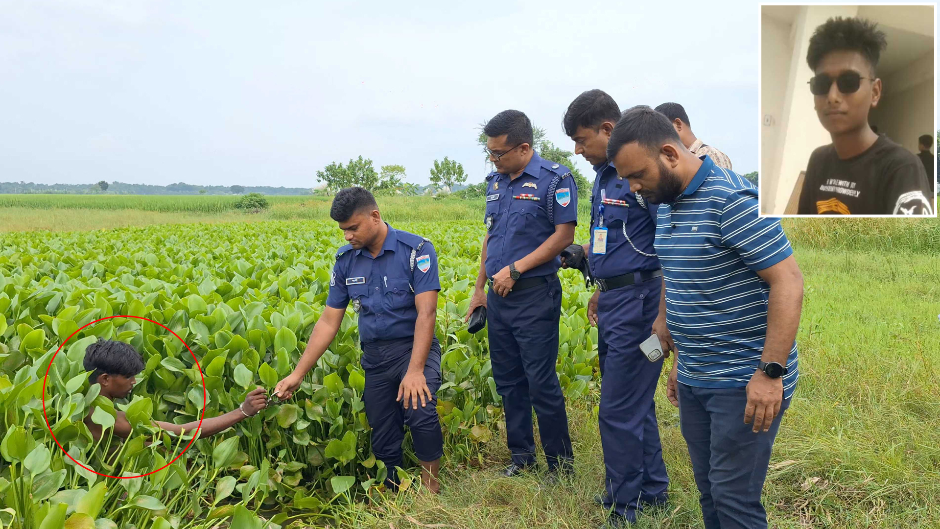 অভিযুক্ত নিজেই বিল থেকে তুললো নিখোঁজ আলিফের মরদেহ!