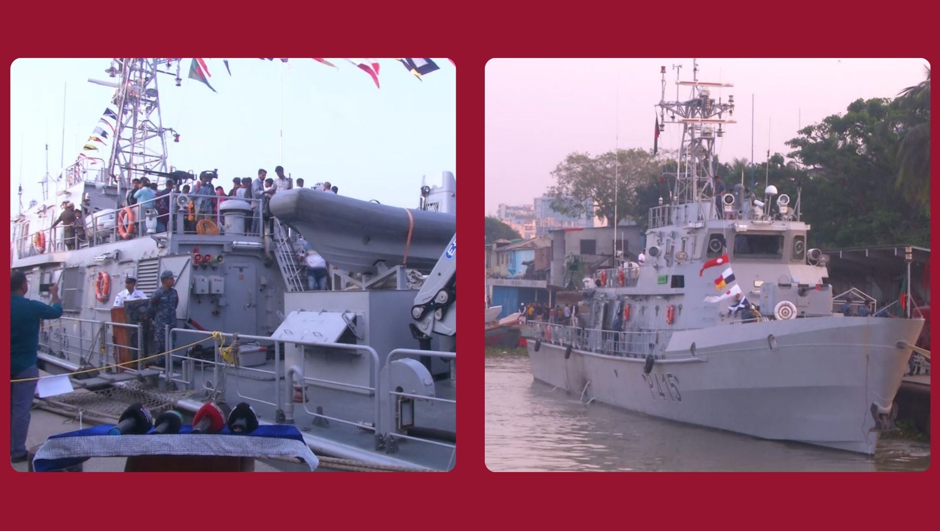 ‘বানৌজা বিশখালি’ যুদ্ধজাহাজ দেখে উচ্ছ্বসিত দর্শনার্থীরা