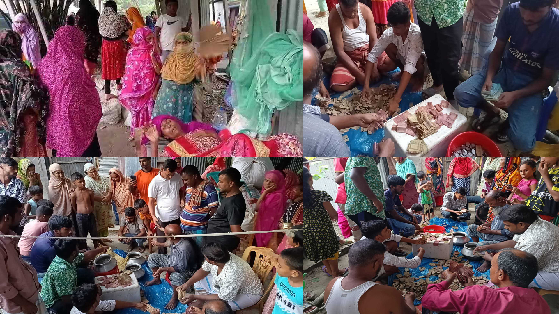 সিরাজগঞ্জে ভিক্ষুকের কাছে মিলল দুই বস্তা টাকা