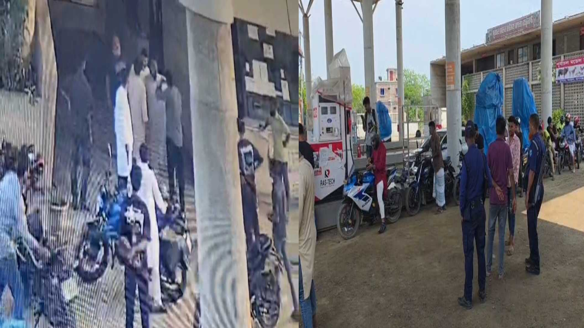 রূপগঞ্জে পাম্প ম্যানেজারসহ ৫ জনকে মারধর করে তেল লুট