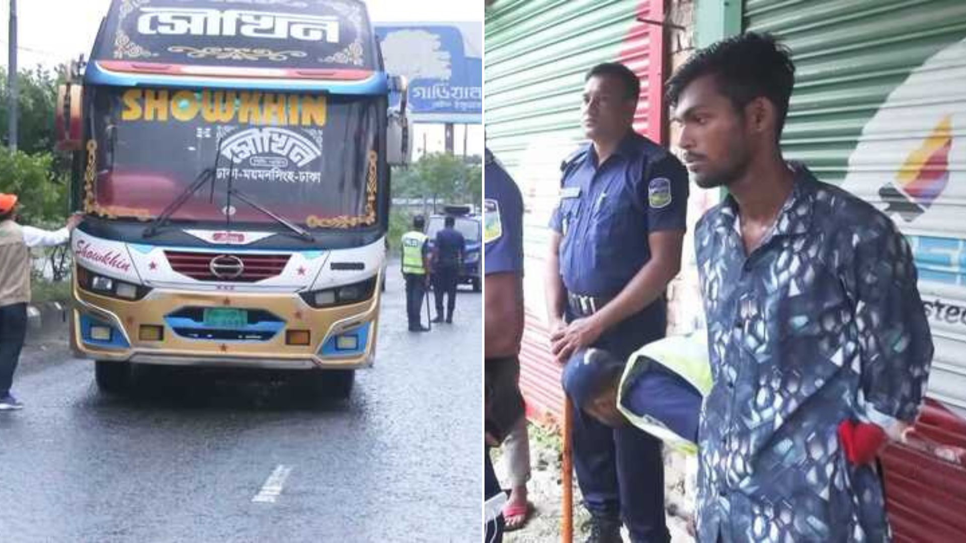 ঢাকাগামী সৌখিন বাস চালাচ্ছিলেন হেলপার, ভ্রাম্যমাণ আদালতে ধরা