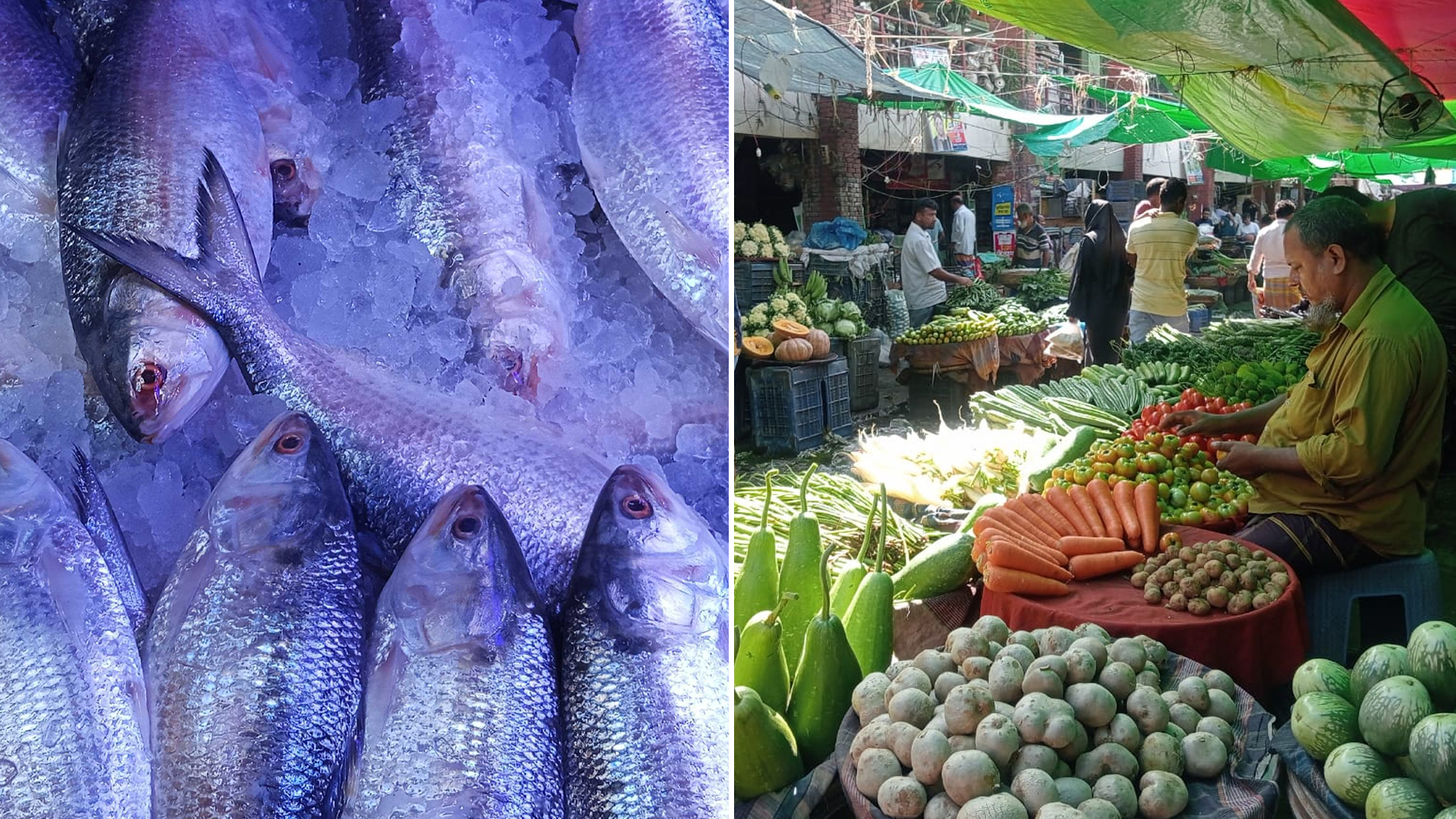 ইলিশ-সবজির বাজার গরম, ডিম-মুরগিতে স্বস্তি খুঁজছে মানুষ!